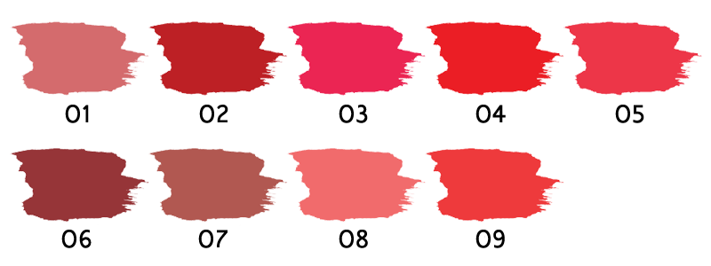 BROOKLIN Waterproof Lipstick “Shine on Me” palette